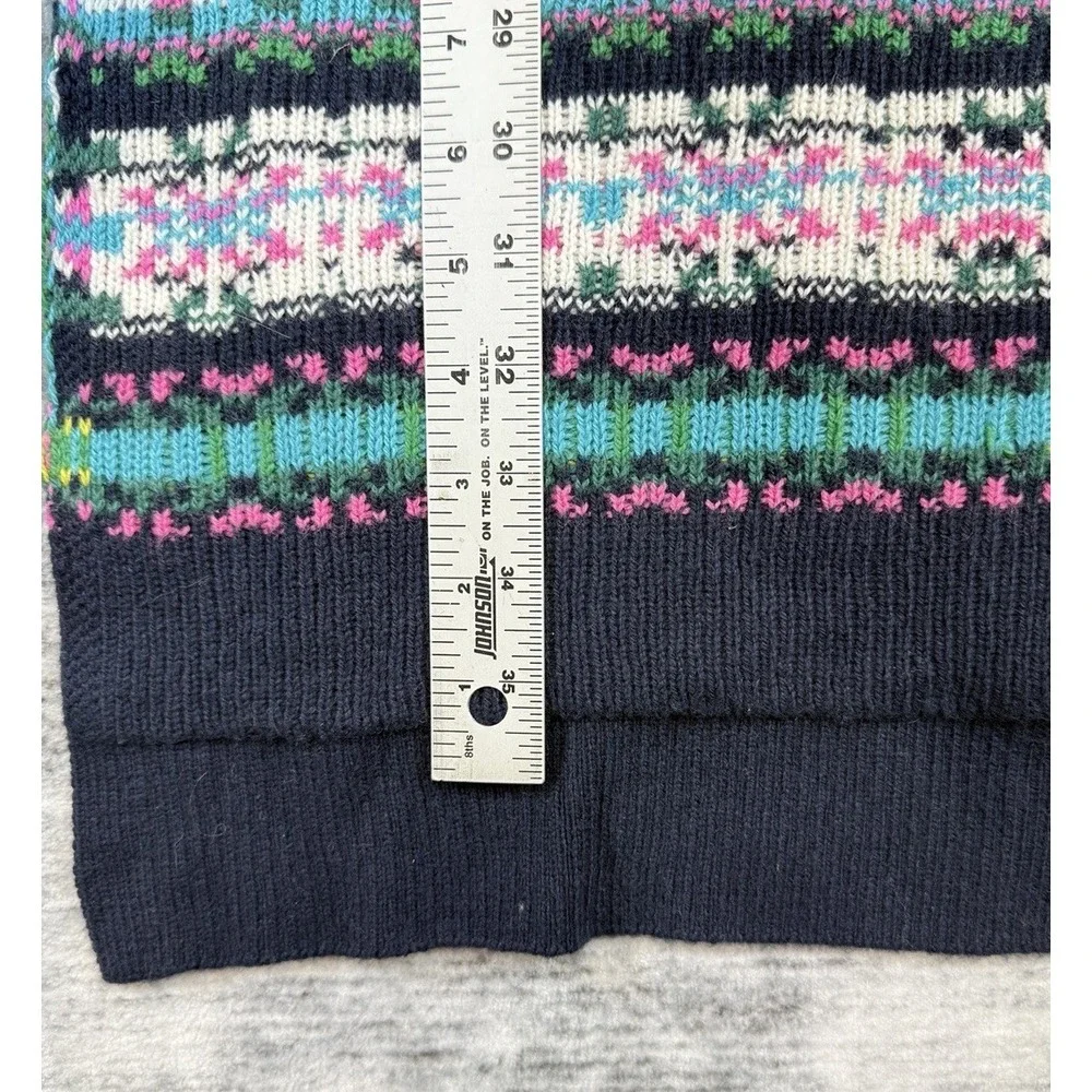 NWT Talbots Merry Fair Isle Scarfp Winter Classic Warm Old Money Preppy Wool Bld